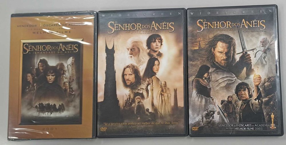 Pack "O Senhor dos Aneis" (Novo e Selado) e Filme " O Hobbit"