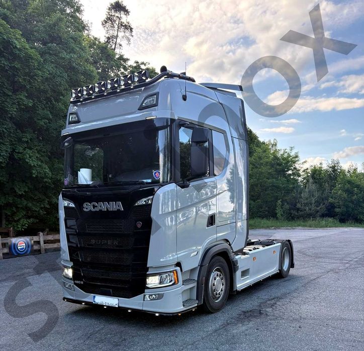 Orurowanie górne ze stali nierdzewnej SCANIA S/R oświetlenie led