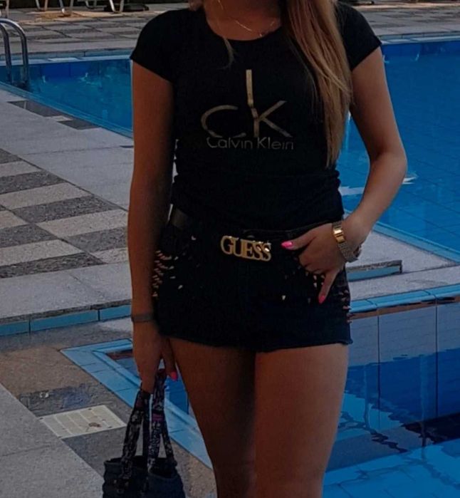 Spodenki jeansowe ćwieki