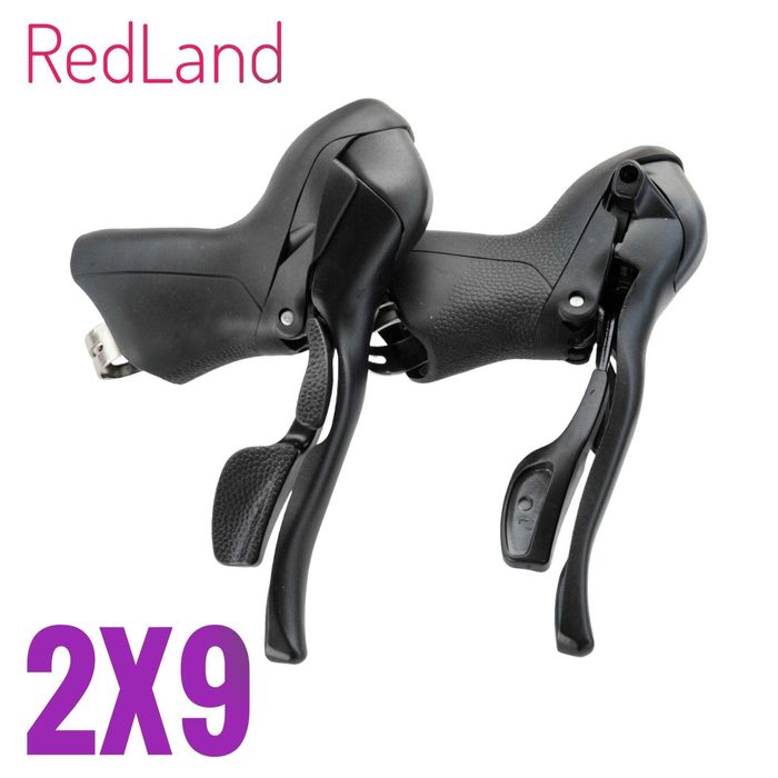 Nowe! REDLAND 2X9 klamkomanetki manetki klamki szosowe microshift