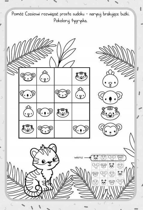 MOJE SUDOKU małego ucznia skrzat