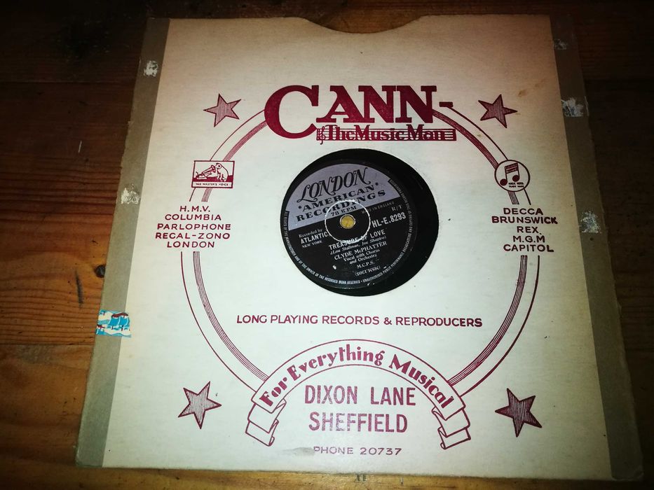 CLYDE   MACPATTHER- Treasure Of Love/When You (Ed ING-1956- 10'-78RPM