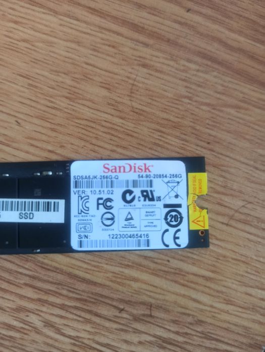 SSD CARD 256gB SanDisk