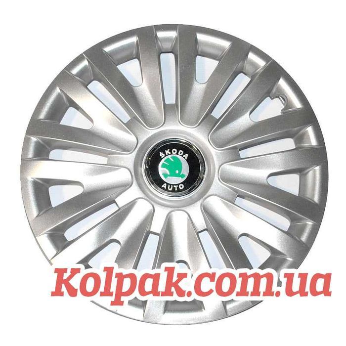 Колпаки на колёса SKODA ковпаки на колеса ШКОДА R15 під оригінал
