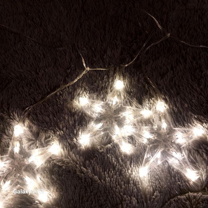 Kurtyna sople led  lampki gwiazdy