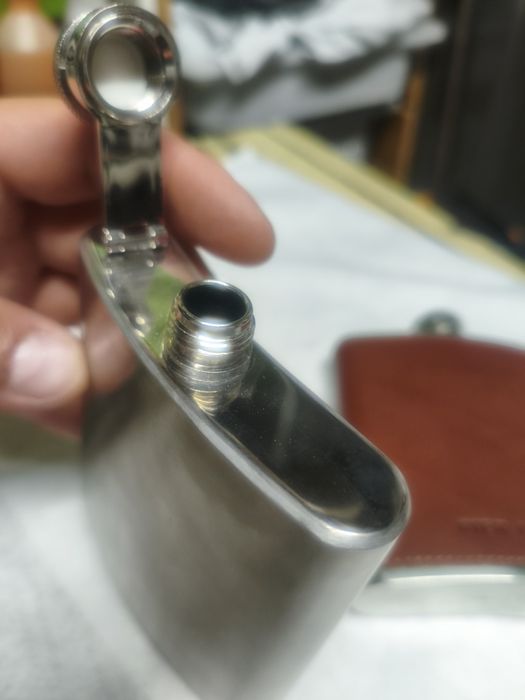 Piersiówka metalowa zestaw 2 szt