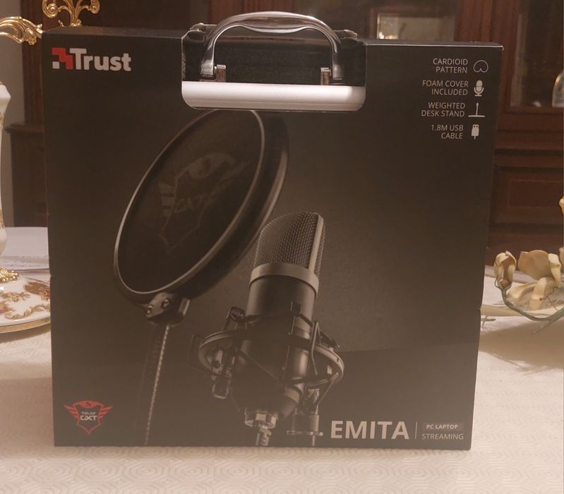 Kit microfone Trust Emita