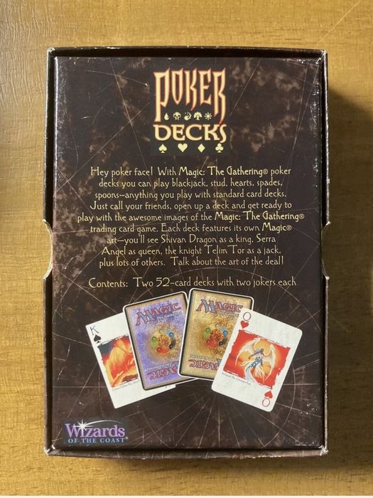 Magic the gathering Poker Deck