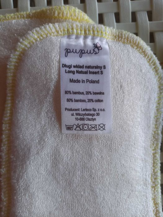 NOWE wkłady wielorazowe bambusowe Evo, Pupus