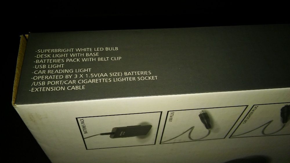 Candeeiro LED de escritório - prenda