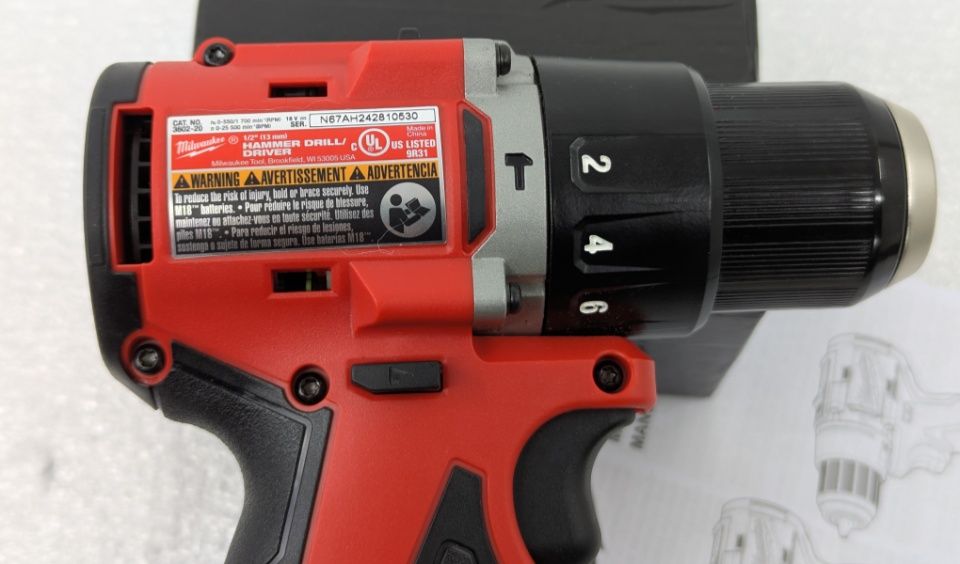 MILWAUKEE 3602-20 M18 Безщітковий ударний дриль шуруповерт