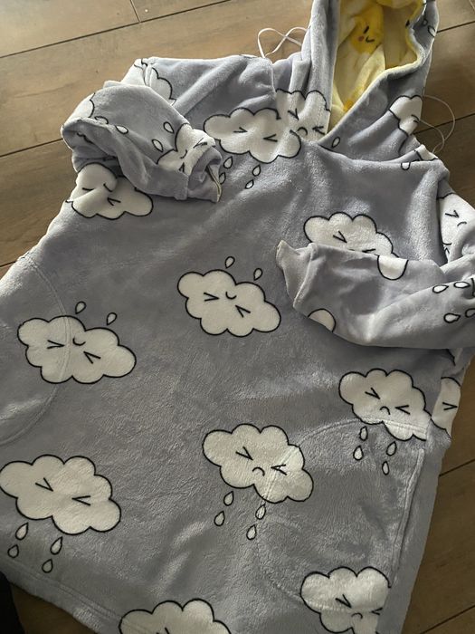 Bluza koc snuddie dwu stronna