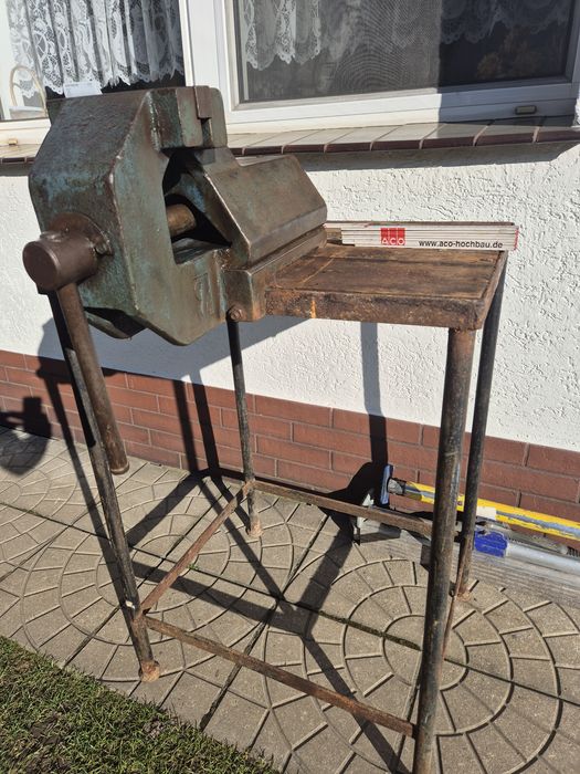 Stół warsztatowy imadło ślusarskie 150 mm Niemcy okazja!