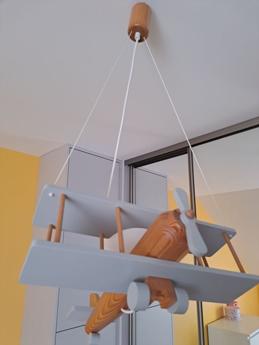 Lampa sufitowa dziecięca samolot