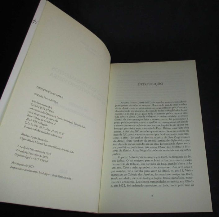 Livro Citações e Pensamentos de Padre António Vieira
