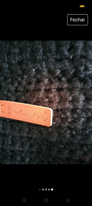 Golas em lã artesanais novas