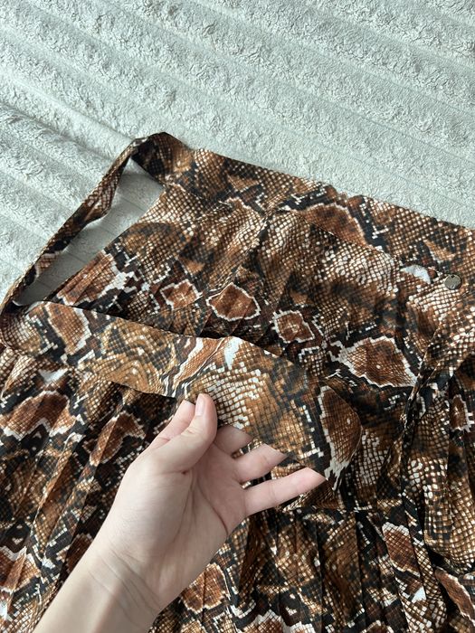 Спідниця-плісе в цікавий принт, розмір S-XS-XXS