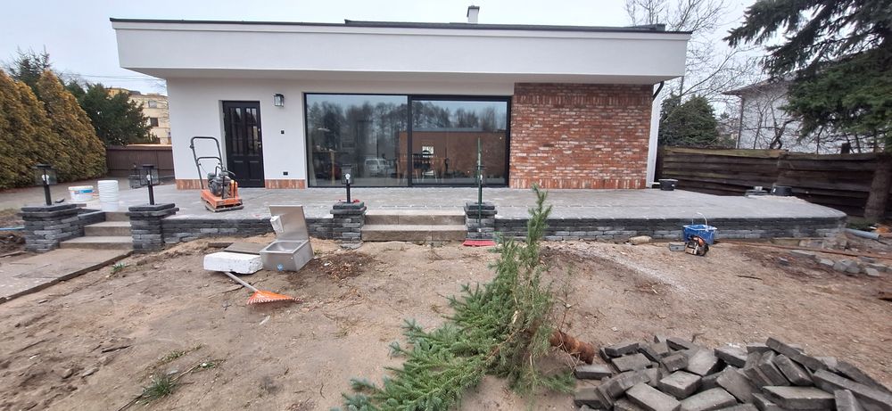 Usługi  wykończenia wnętrz  elewacje kostka brukowa