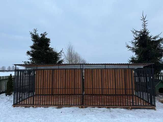 Kojec dla psa solidny, transport