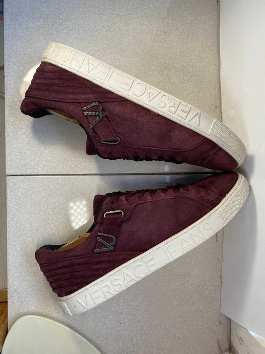 versace jeans кроссовки мужские замшевые 43-44 р 27,5см оригинал