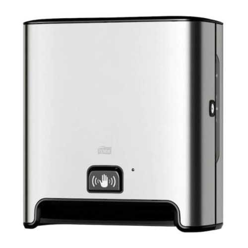 Tork Matic 460001 dozownik do ręcznika z sensorem Inox nierdzewny