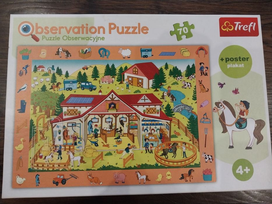 Пазли для дітей Trefl Observation, 70 деталей , 48×34 см, 4+
