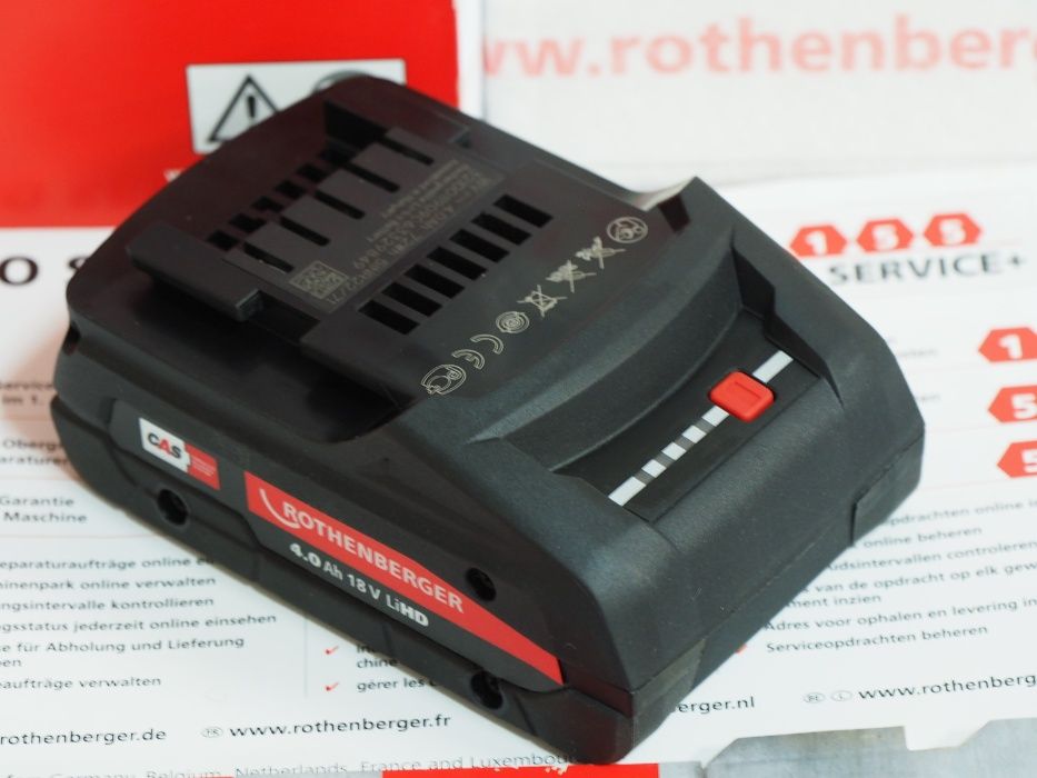 Bateria ROTHENBERGER 18v 4Ah akumulator zaciskarka pila klucz mafell