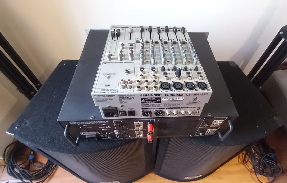 Aparelhagem Sistema de som profissional PA