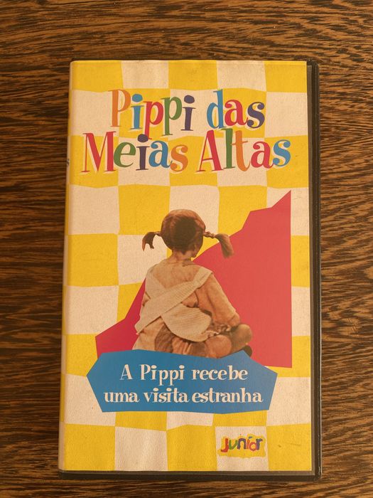 Cassete VHS pippi das meias altas