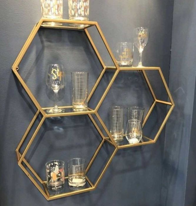 półki wiszące ścienne loft