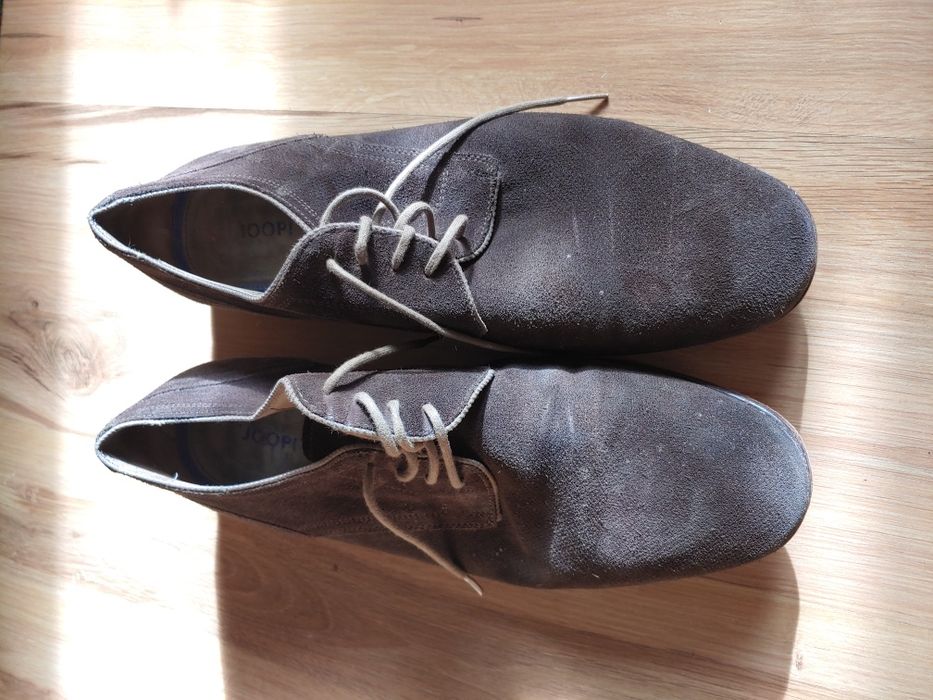 Buty zamszowe joop galowe wyjściowe męskie 41