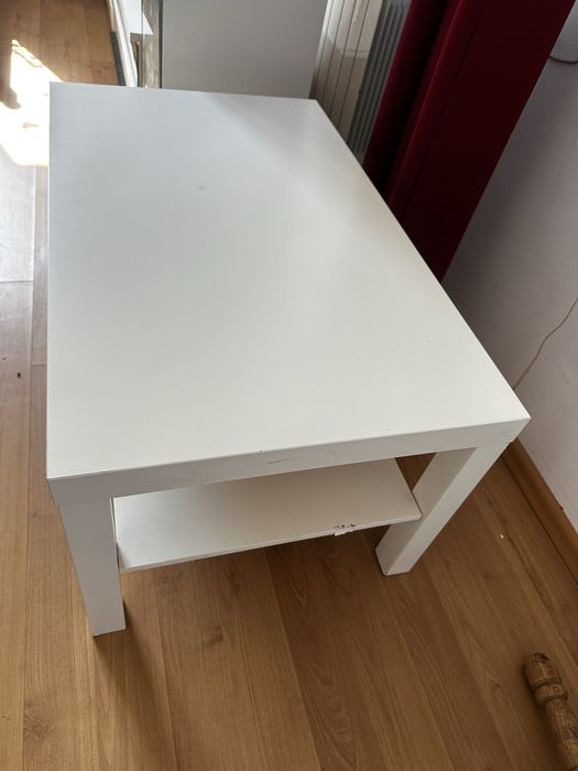 Mebloscianka biala z stolikiem ikea