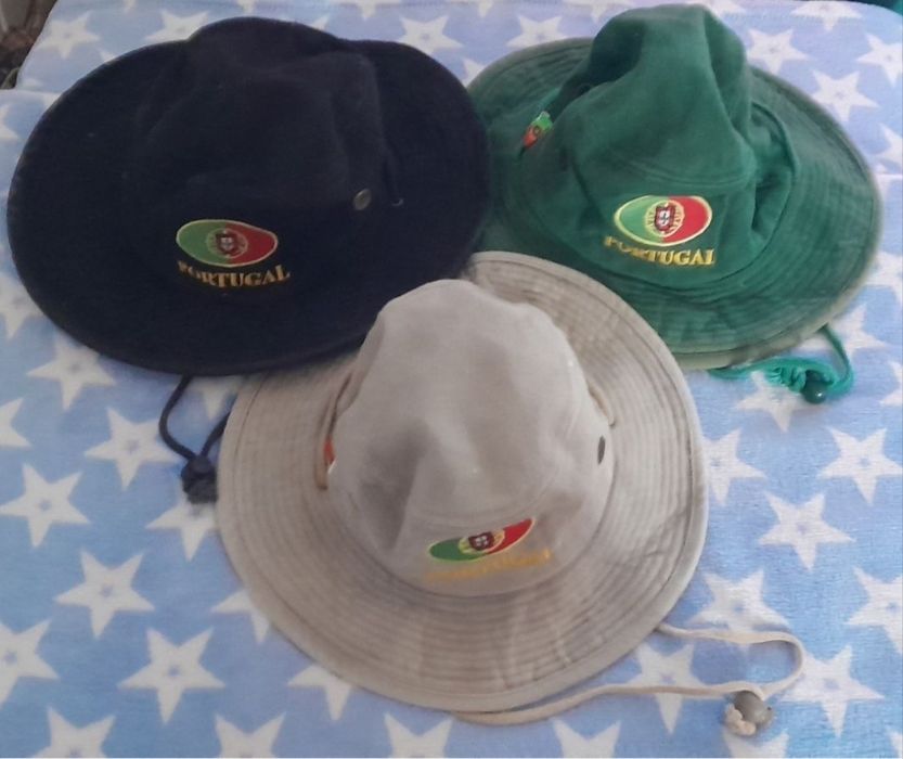 3 Chapéus algodão