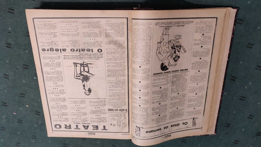 Sempre Fixe 104 Jornais (de 1934 a 1936) encadernados num único volume