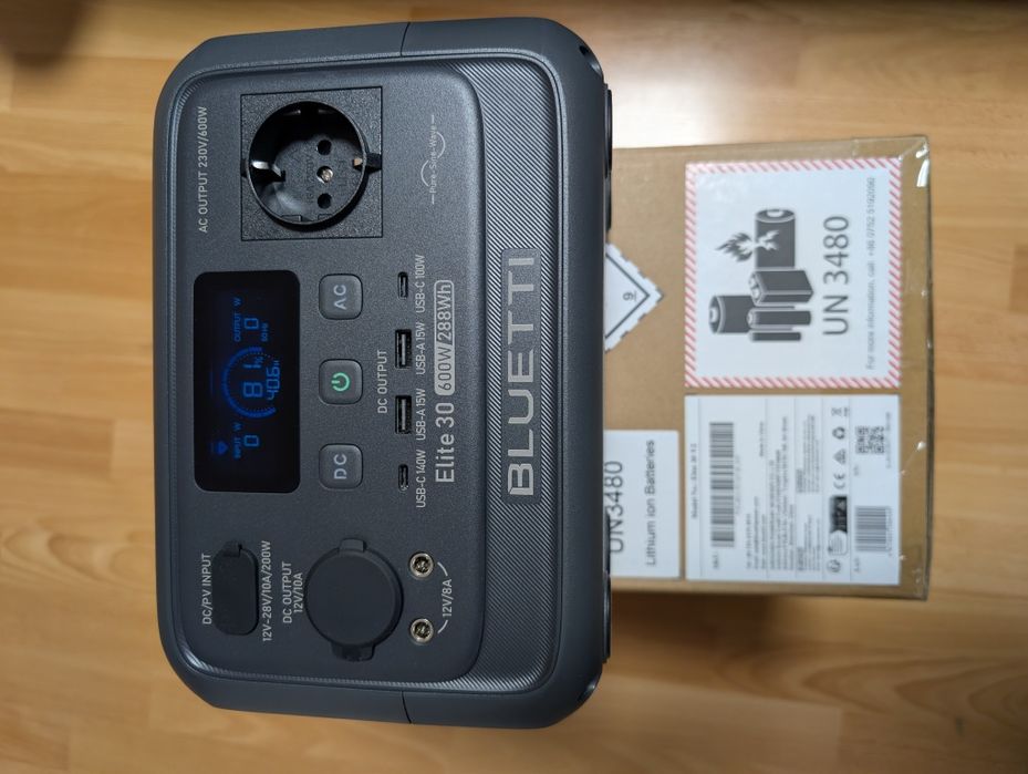 Зарядна станція BLUETTI Elite 30 V2 / 600W / 288Wh. Гарантія 5 років!