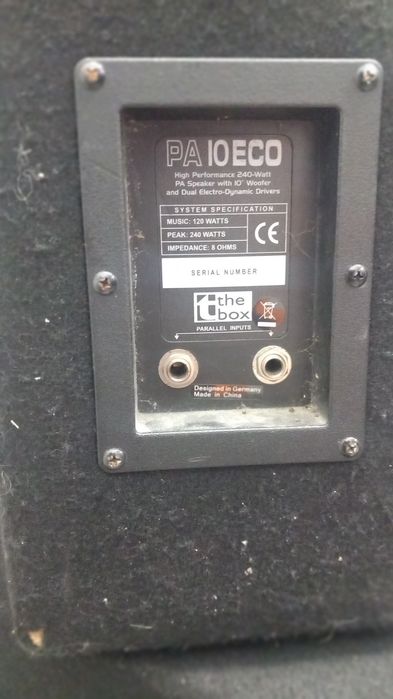 Para de colunas passivas