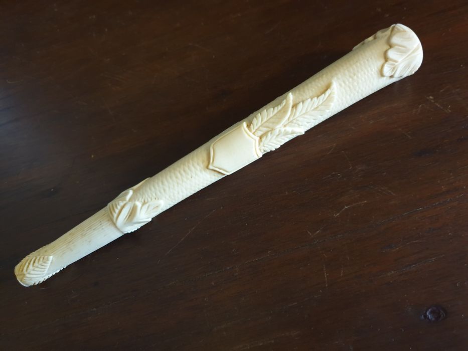 Ancient valuable carved handle for cane or umbrella or...