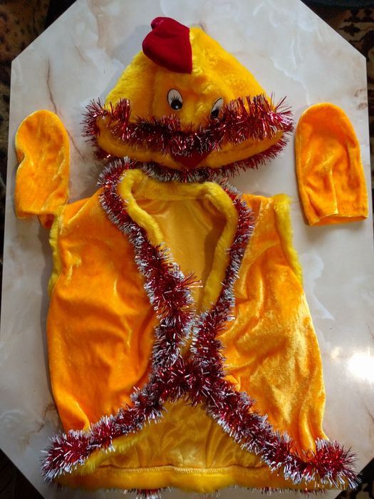 Прокат новорічних костюмов дитячий садок вовк,ведмідь,курча .2-5 рокі