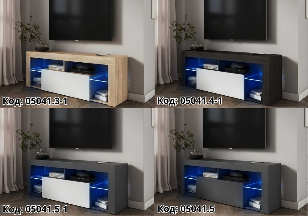 1 РІК ГАРАНТІЇ‼️Біла тумба під телевізор 140 см у квартиру або будинок