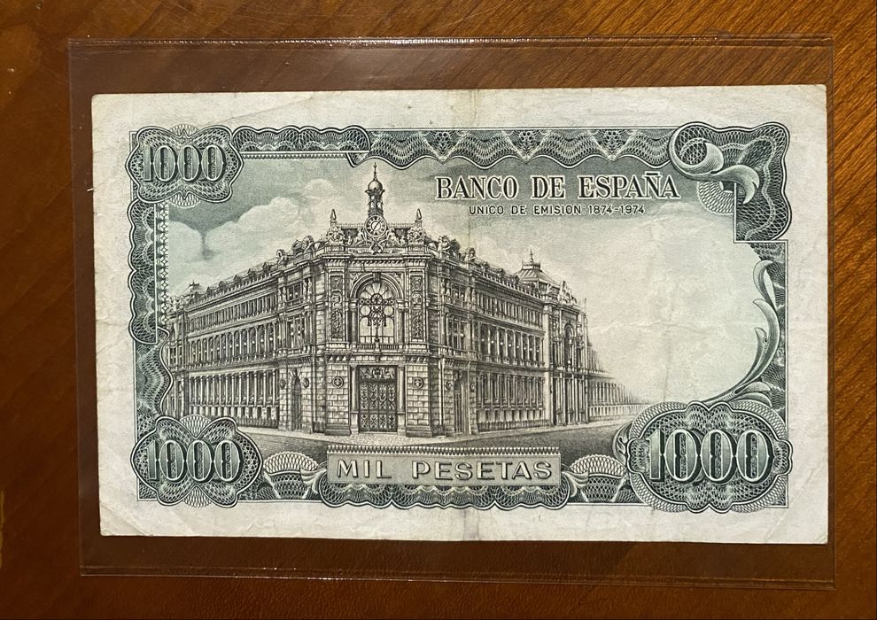 Nota 1589 - ESPANHA Mil Pesetas 1971