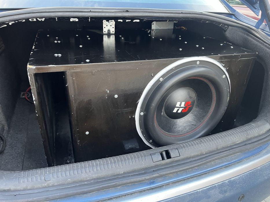 Subwoofer kicx hs15 wzmacnicz kicx ad2050 tuba car audio