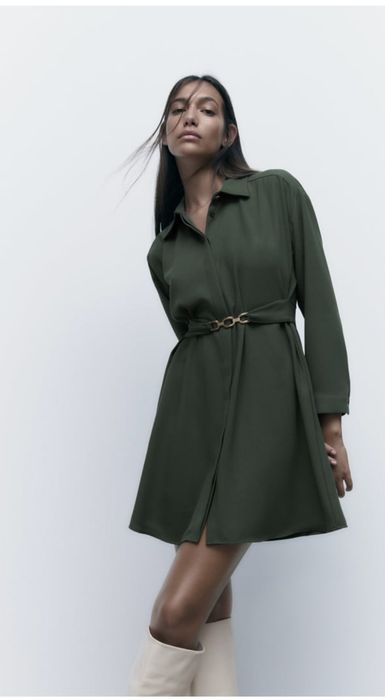 Vestido Zara com cinto