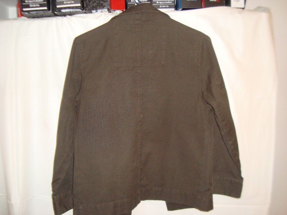 Casaco Zippy Castanho em sarja (100% algodão) 8-9 anos