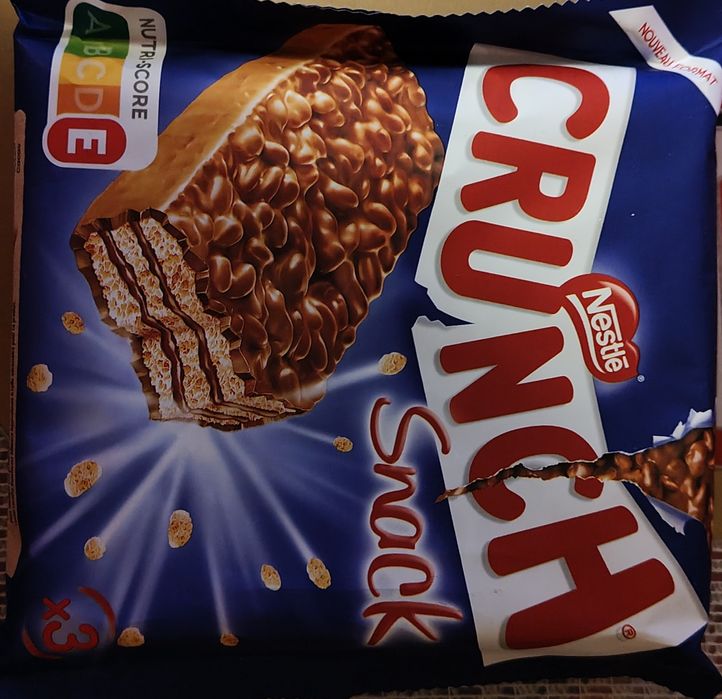 Wafle oblane czekoladą z ryżem preparowanym