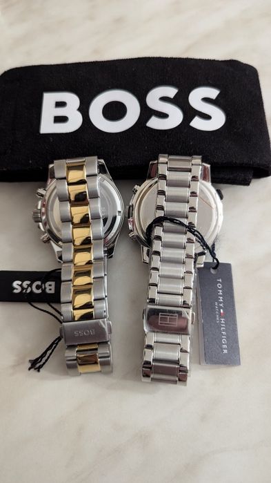 Часы Hugo Boss, Tommy Hilfiger chronograph, годинники хронограф США