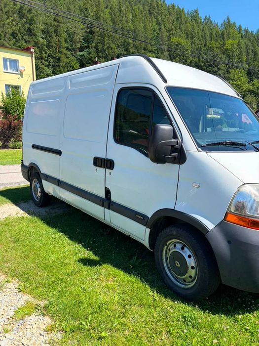 Renault Master 2009, kamera cofania, radio bluetooth, bagażnik dachowy z drabiną, świeży rozrząd,turbina,