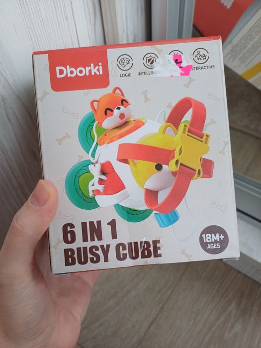 Нова іграшка бізі куб 6в1