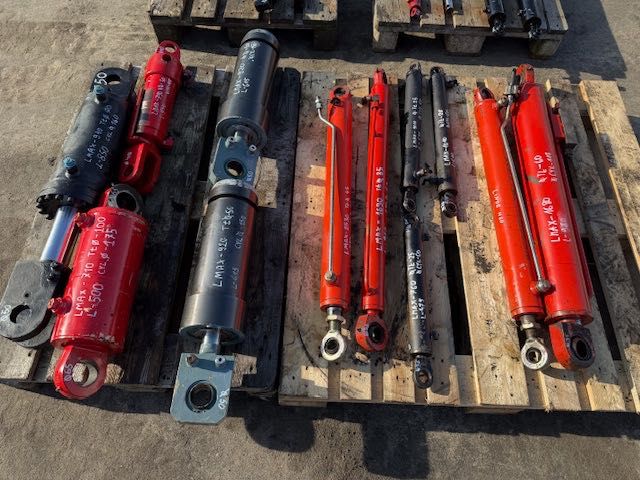 SIŁOWNIK hydrauliczny przemysłowy nowy komplet  palety 6