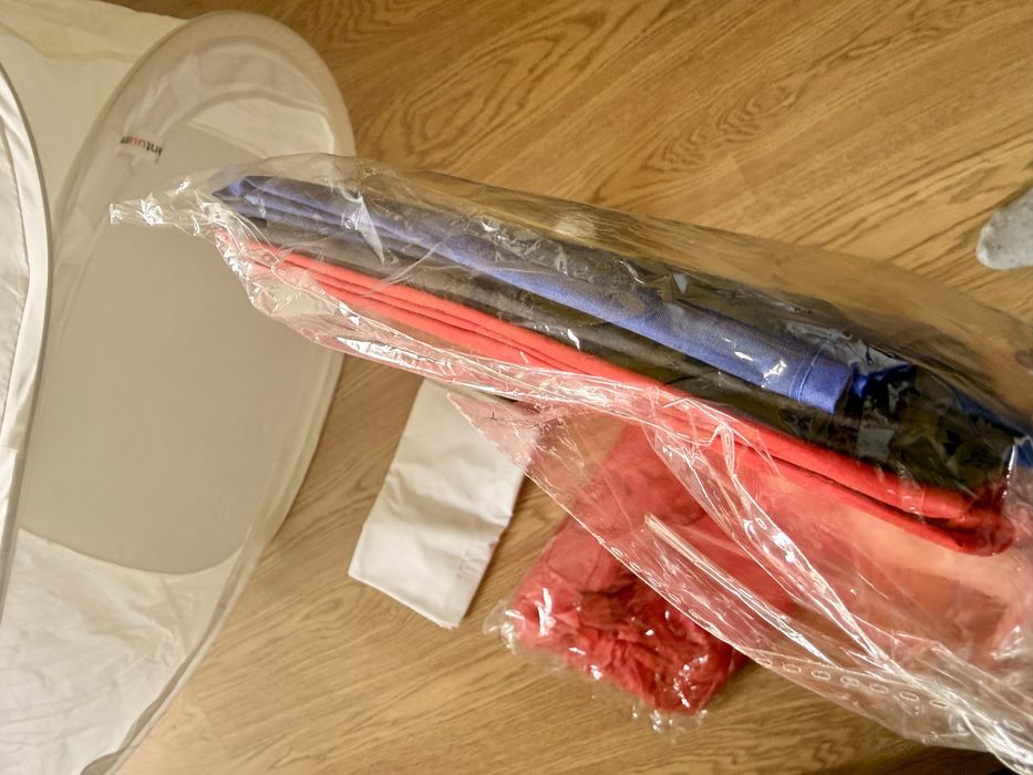 Namiot bezcieniowy 100x100 plus 4 tła