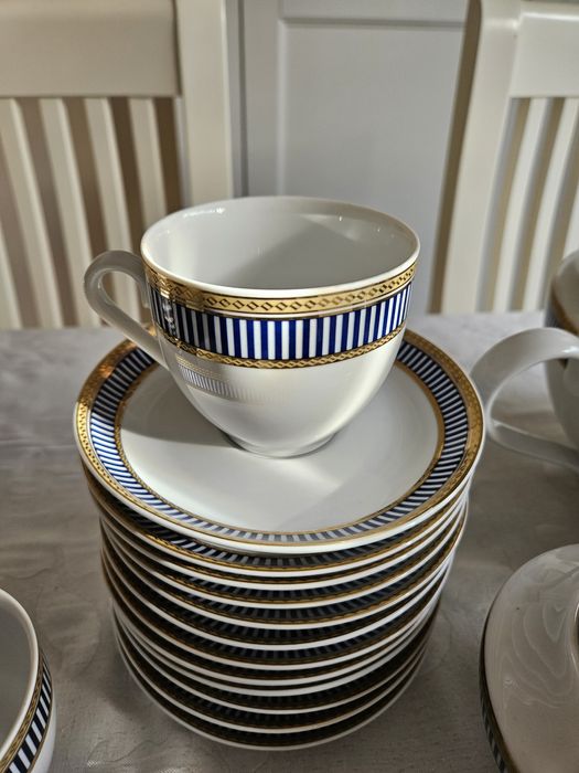 Porcelana Wałbrzych zestaw obiadowo-kawowy